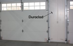 barn door with pvc interlocking multiwall panel