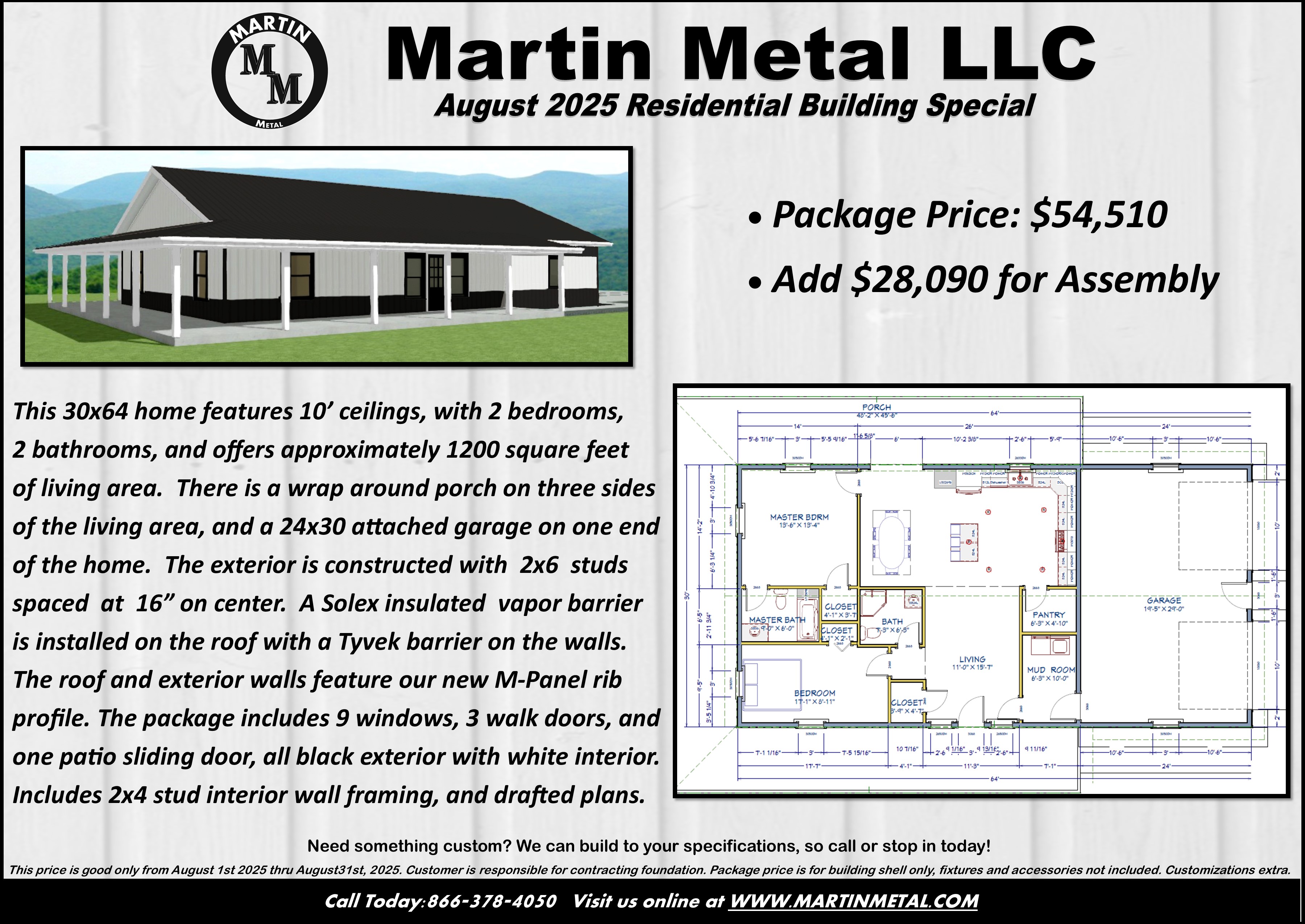 Martin Metal Special Building Price